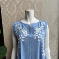 49AV.junko shimada カットワーク刺繍のワンピースSOLD