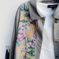 M.&KYOKO 刺繍の綺麗なブラウス