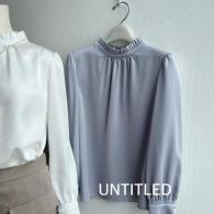 UNTITLED 春の新作ブラウス¥14850