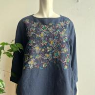 M.&KYOKO 刺繍のブラウス　※完売となりました