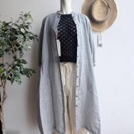 gozigozi  ロングシャツ¥26400パンツともに麻100% ¥23100 9号～11号