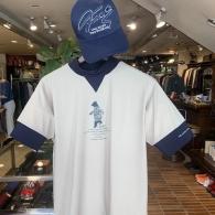 T-MACモックネックカットソゥ¥9900 キャップ¥6600 大人カワイイ一枚
